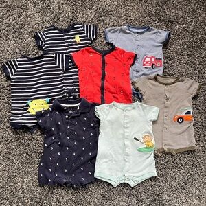 3mo Assorted Baby Rompers Set